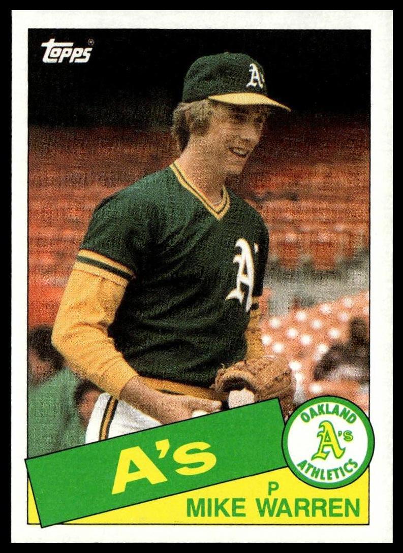 1985 Topps #197 Mike Warren