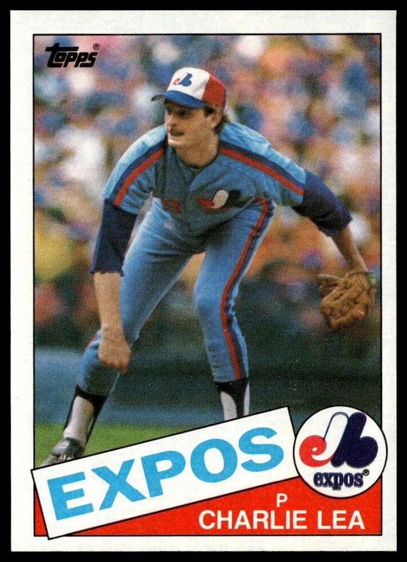 1985 Topps #345 Charlie Lea
