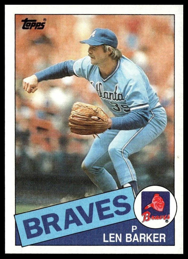 1985 Topps #557 Len Barker