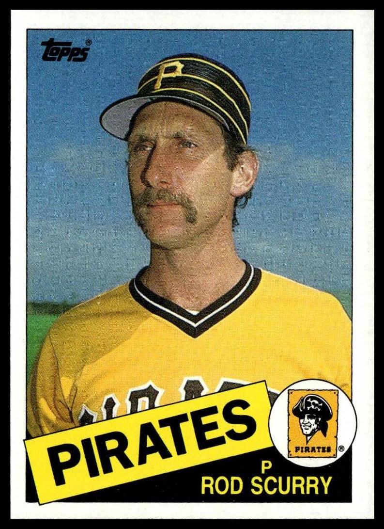 1985 Topps #641 Rod Scurry