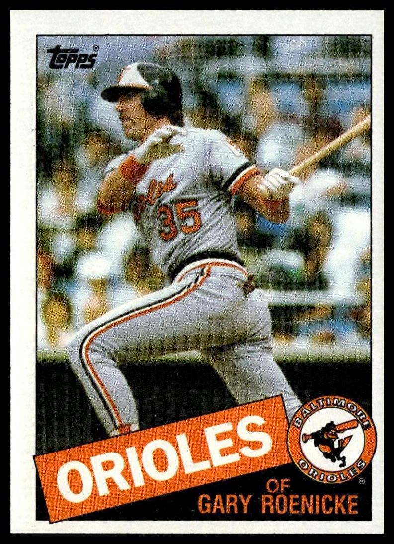 1985 Topps #109 Gary Roenicke