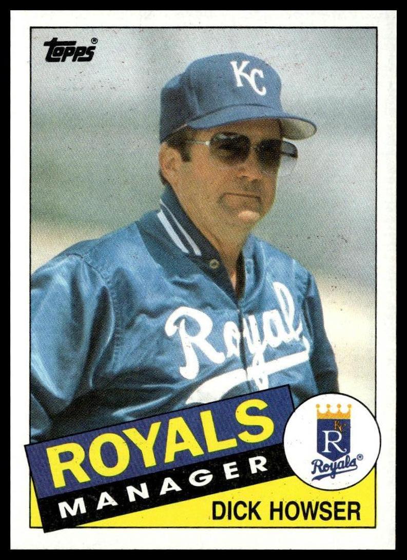 1985 Topps #334 Dick Howser