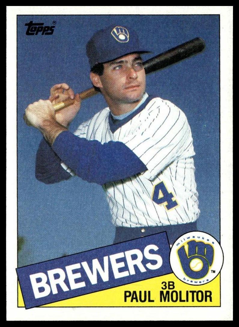 1985 Topps #522 Paul Molitor