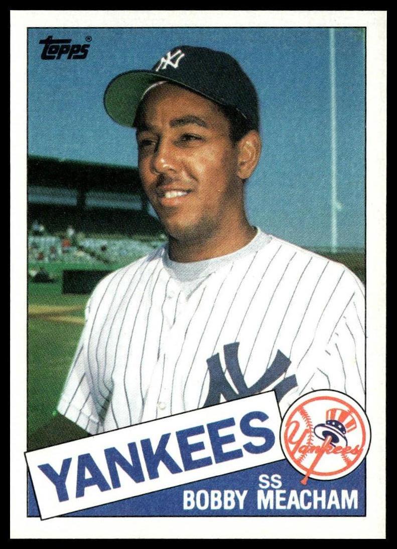 1985 Topps #16 Bobby Meacham