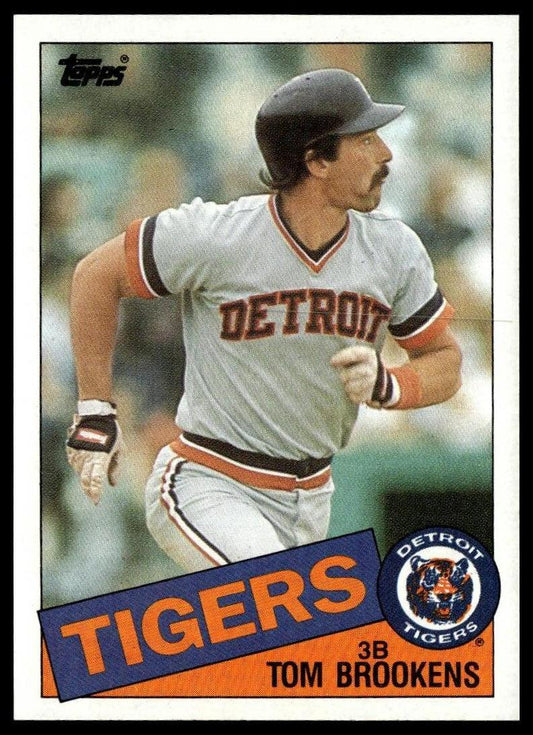 1985 Topps #512 Tom Brookens