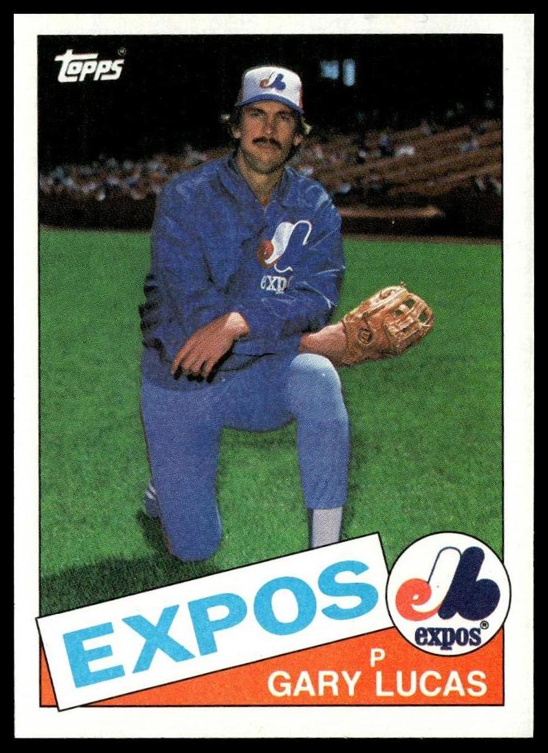 1985 Topps #297 Gary Lucas