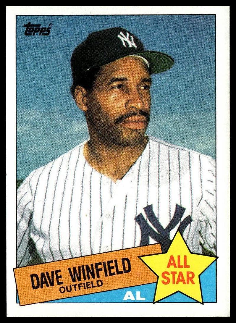 1985 Topps #705 Dave Winfield