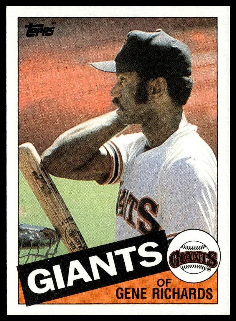 1985 Topps #434 Gene Richards