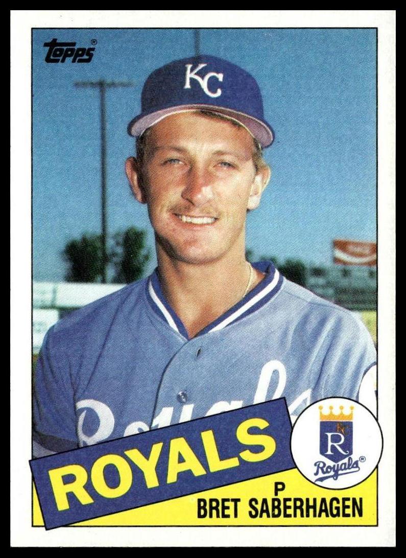 1985 Topps #23 Bret Saberhagen