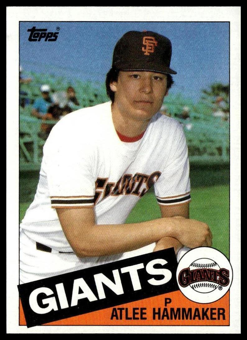 1985 Topps #674 Atlee Hammaker