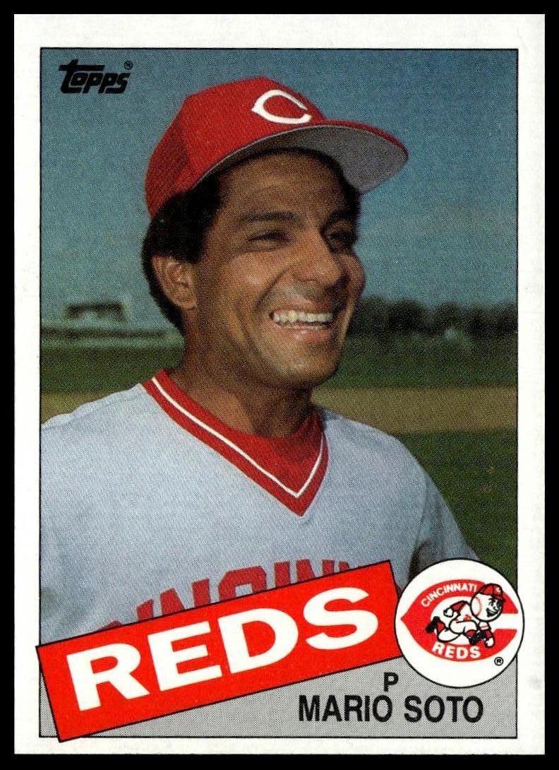 1985 Topps #495 Mario Soto