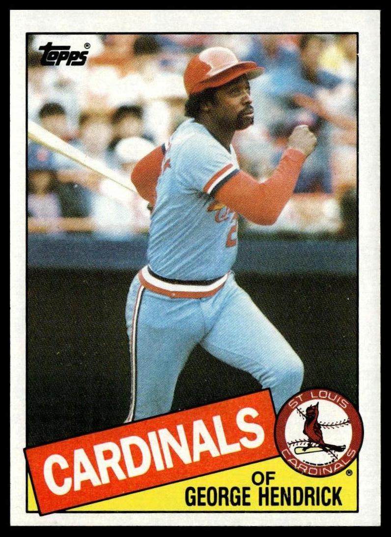 1985 Topps #60 George Hendrick