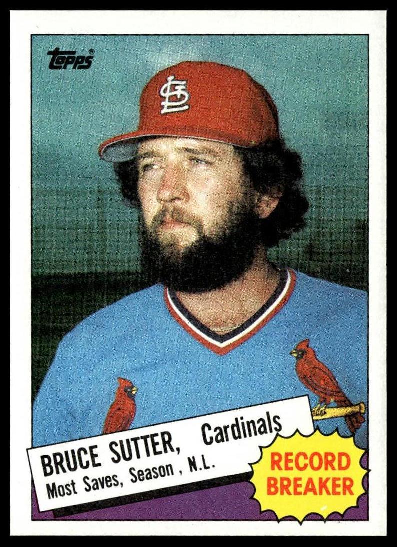 1985 Topps #9 Bruce Sutter
