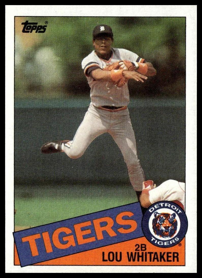 1985 Topps #480 Lou Whitaker