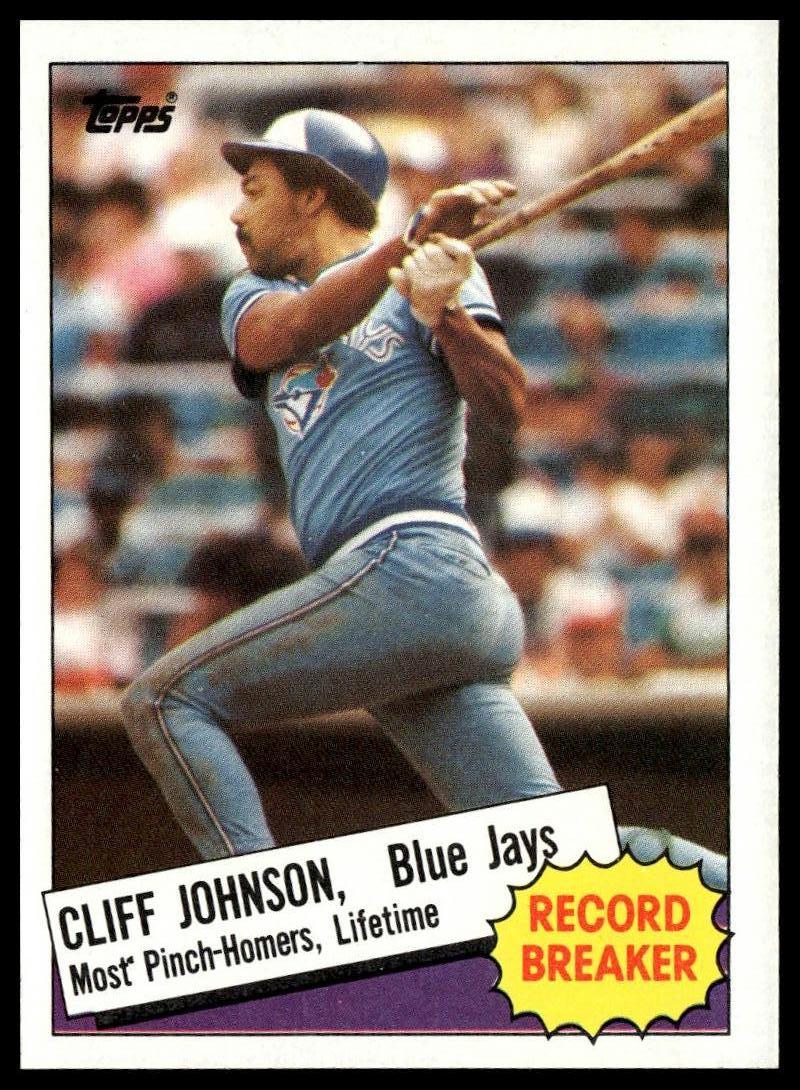1985 Topps #4 Cliff Johnson