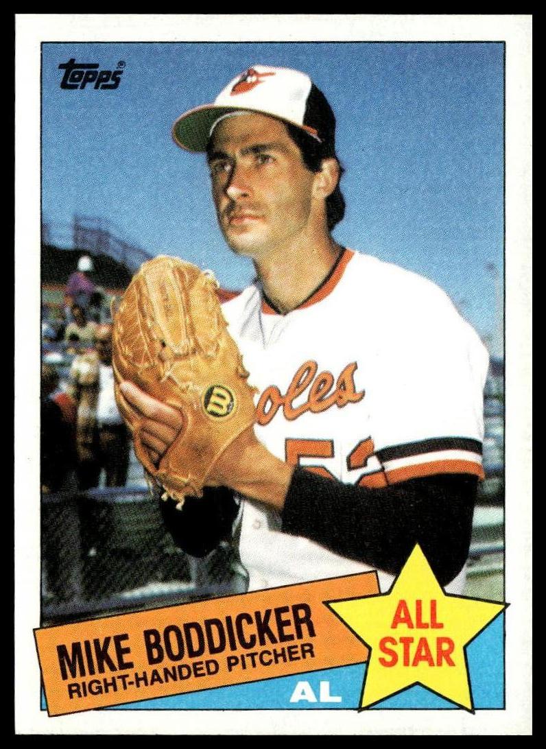 1985 Topps #709 Mike Boddicker