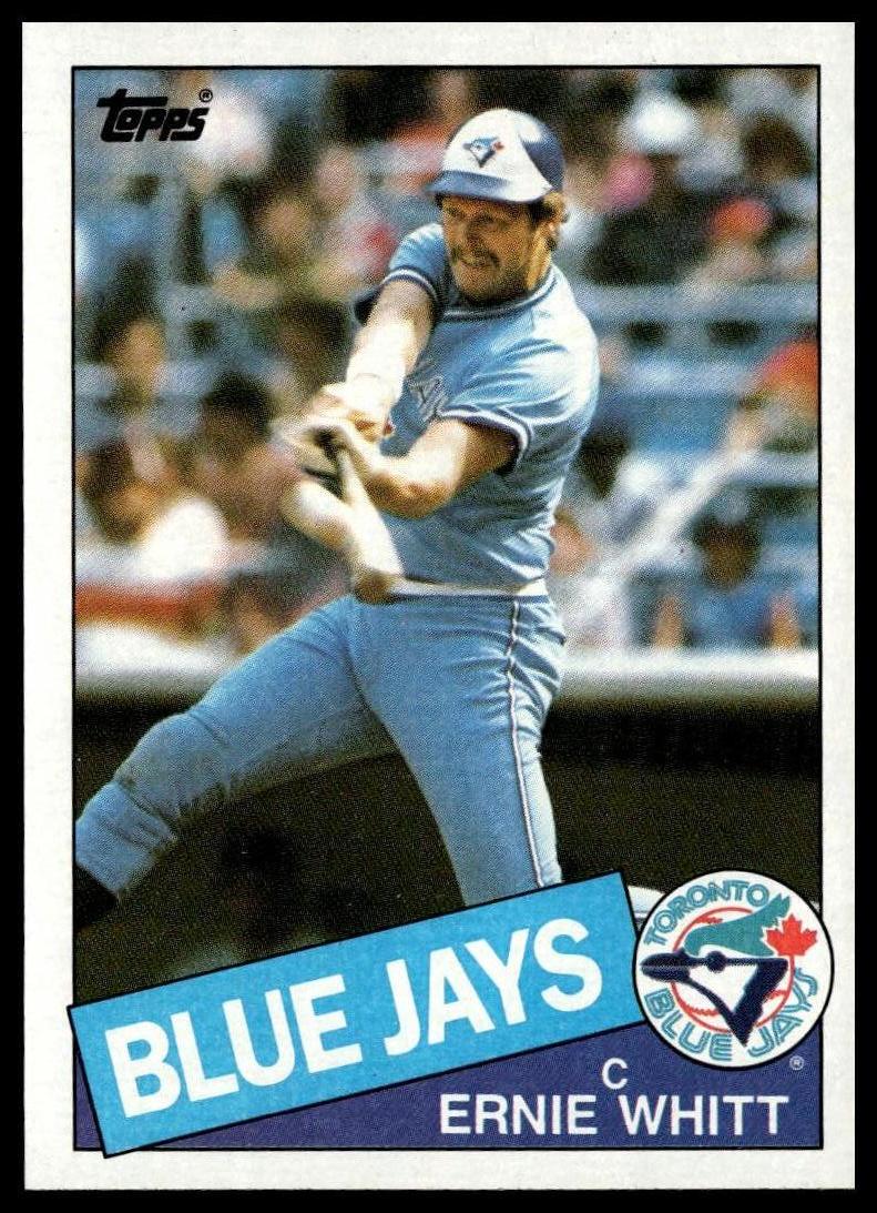 1985 Topps #128 Ernie Whitt