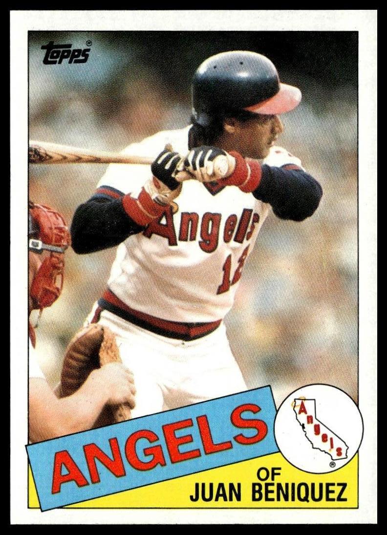 1985 Topps #226 Juan Beniquez