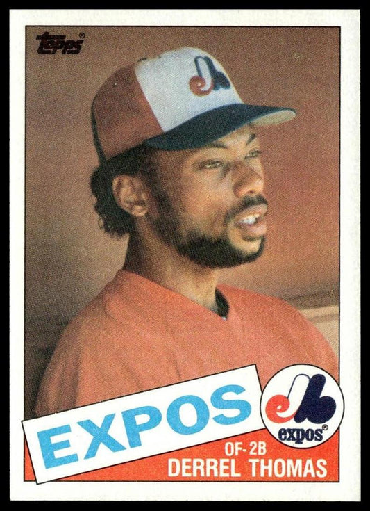 1985 Topps #448 Derrel Thomas