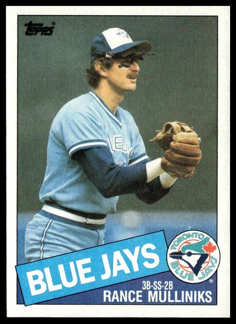 1985 Topps #336 Rance Mulliniks