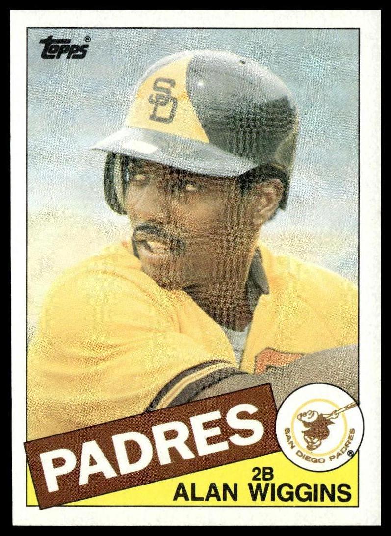 1985 Topps #378 Alan Wiggins