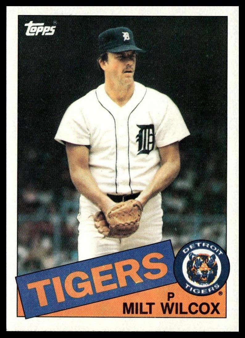 1985 Topps #99 Milt Wilcox