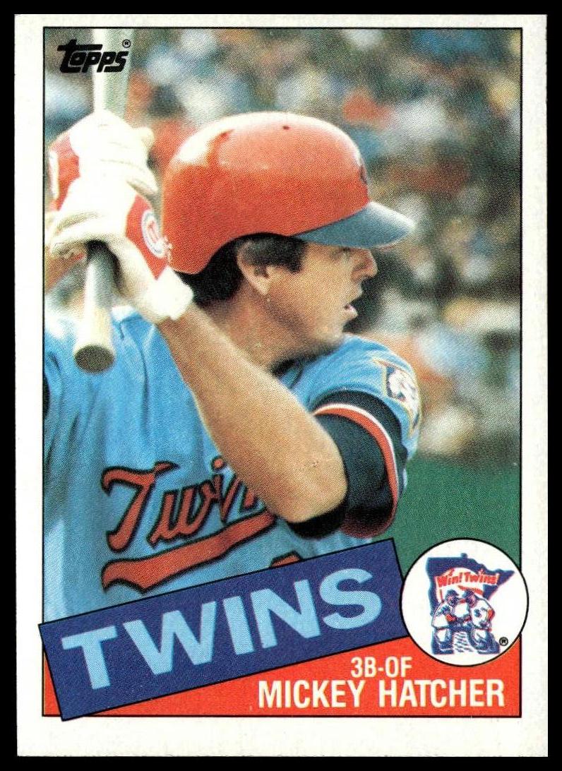 1985 Topps #18 Mickey Hatcher