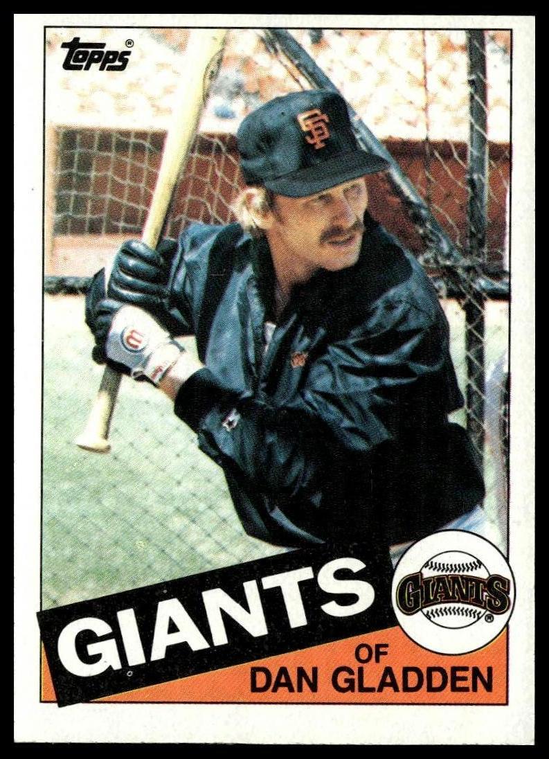 1985 Topps #386 Dan Gladden