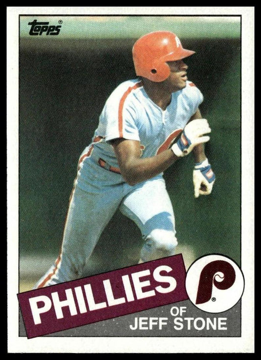 1985 Topps #476 Jeff Stone