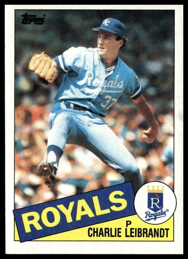 1985 Topps #459 Charlie Leibrandt