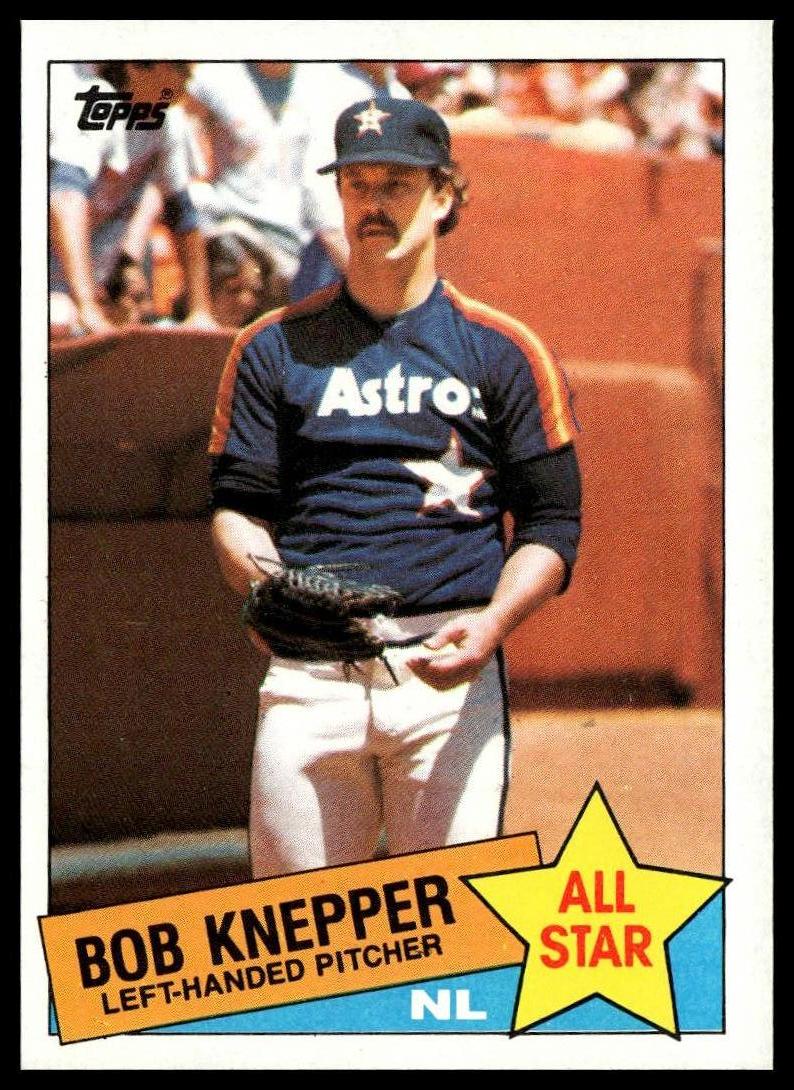 1985 Topps #721 Bob Knepper