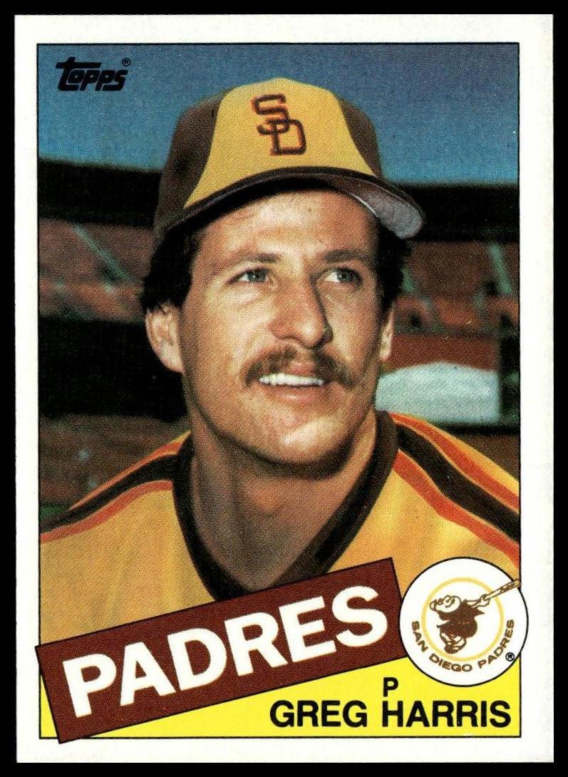 1985 Topps #242 Greg Harris
