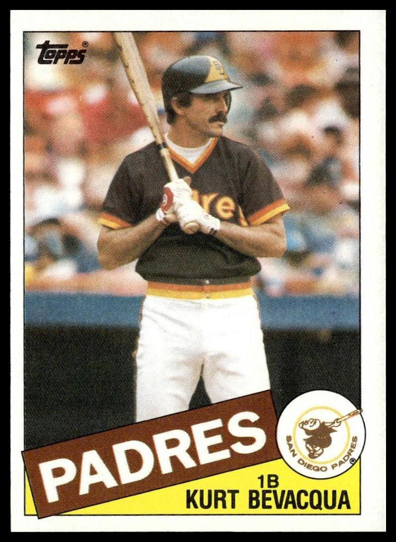 1985 Topps #478 Kurt Bevacqua