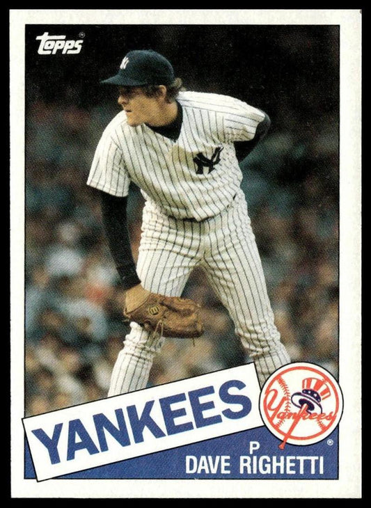 1985 Topps #260 Dave Righetti