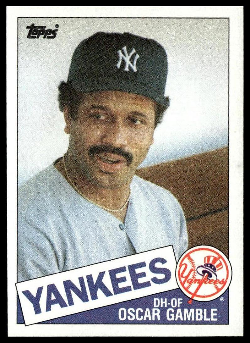 1985 Topps #724 Oscar Gamble