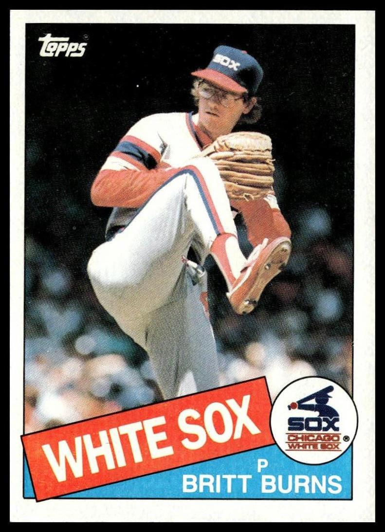 1985 Topps #338 Britt Burns