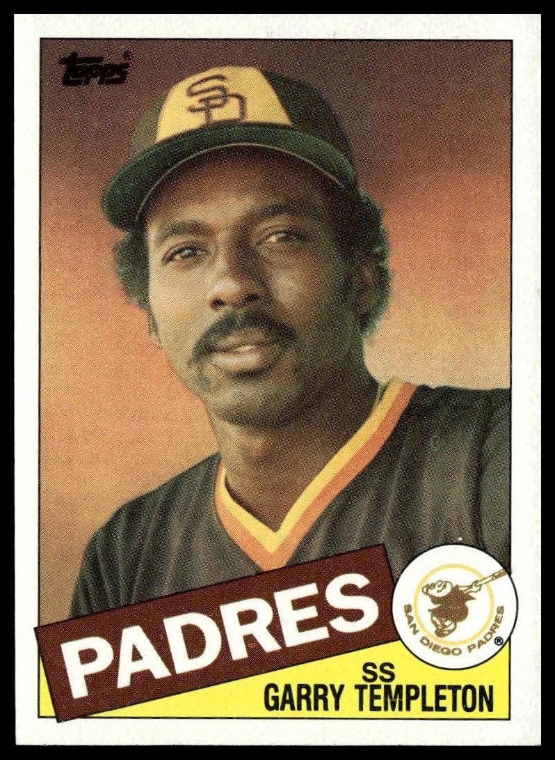 1985 Topps #735 Garry Templeton