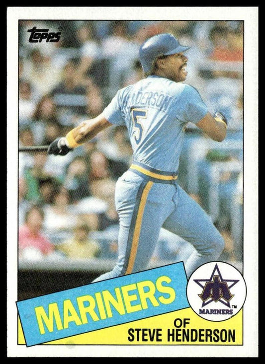 1985 Topps #640 Steve Henderson