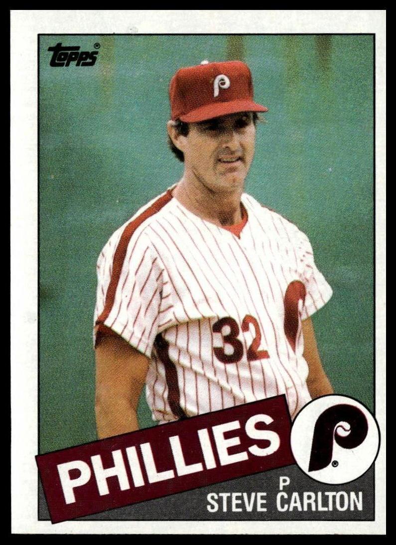 1985 Topps #360 Steve Carlton