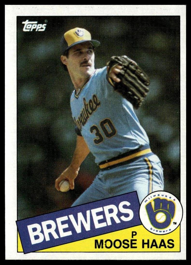 1985 Topps #151 Moose Haas