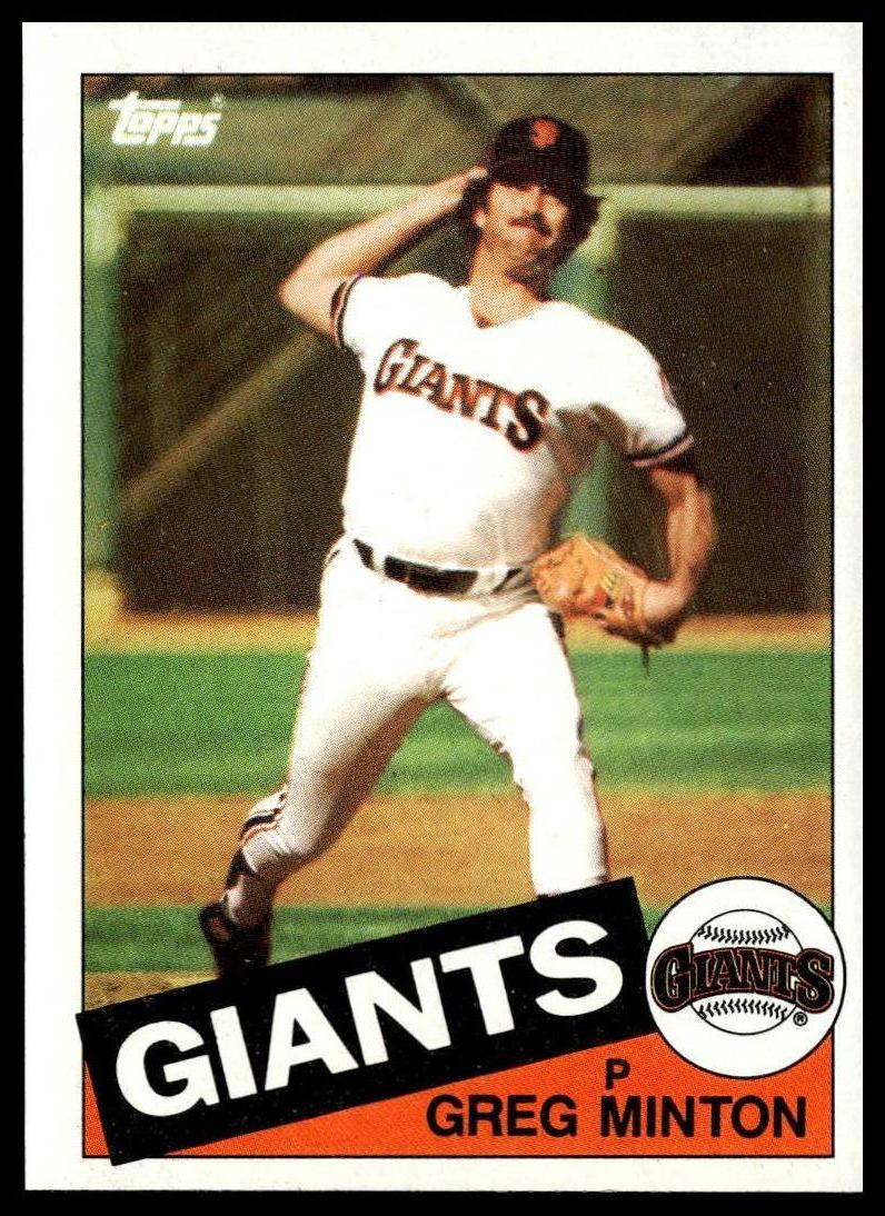 1985 Topps #45 Greg Minton