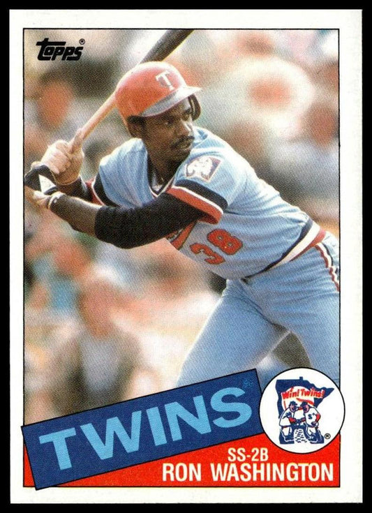 1985 Topps #329 Ron Washington
