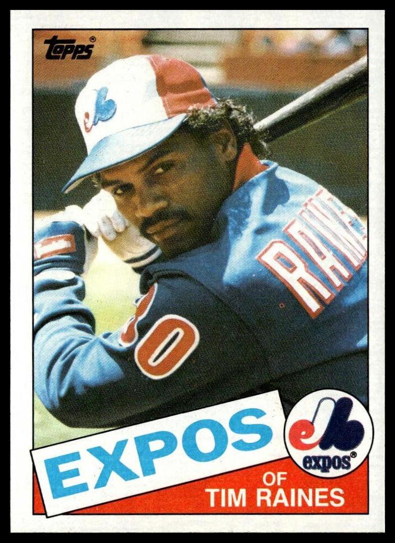 1985 Topps #630 Tim Raines