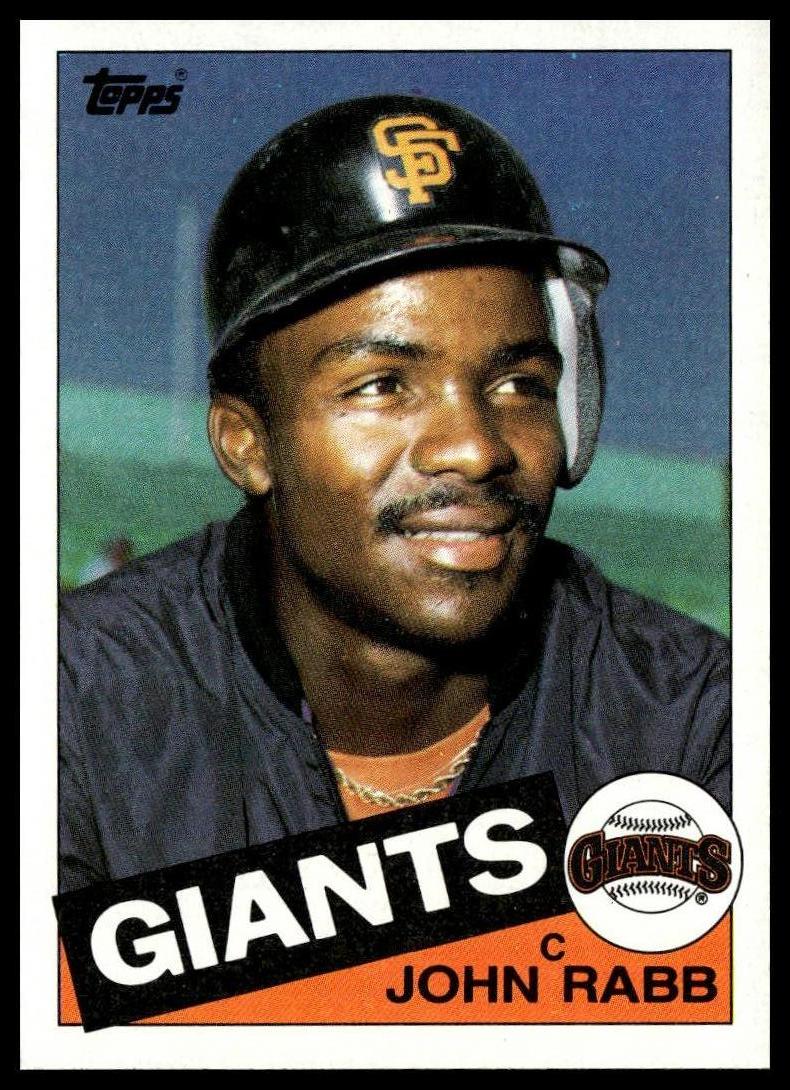 1985 Topps #696 John Rabb