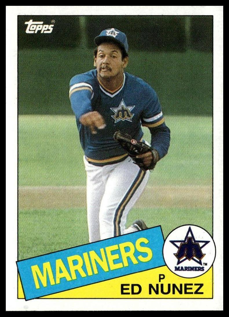 1985 Topps #34 Ed Nunez