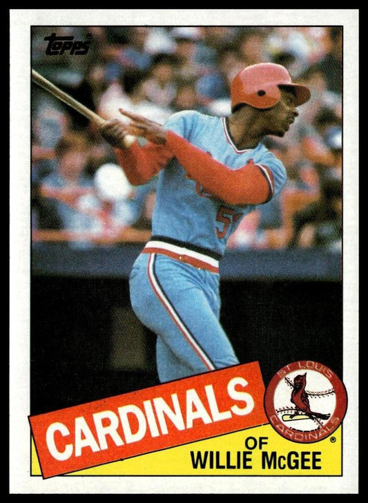 1985 Topps #757 Willie McGee