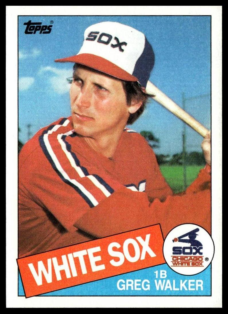1985 Topps #623 Greg Walker