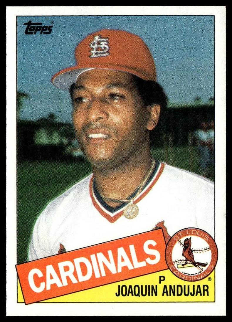 1985 Topps #655 Joaquin Andujar