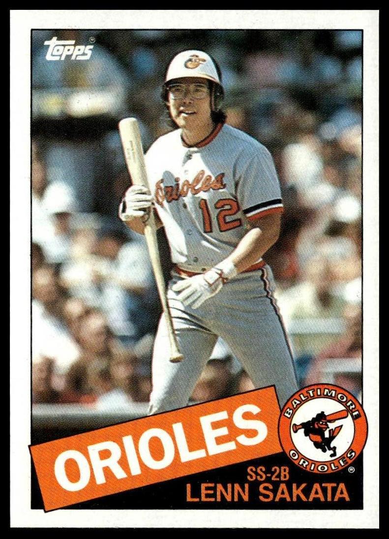 1985 Topps #81 Lenn Sakata