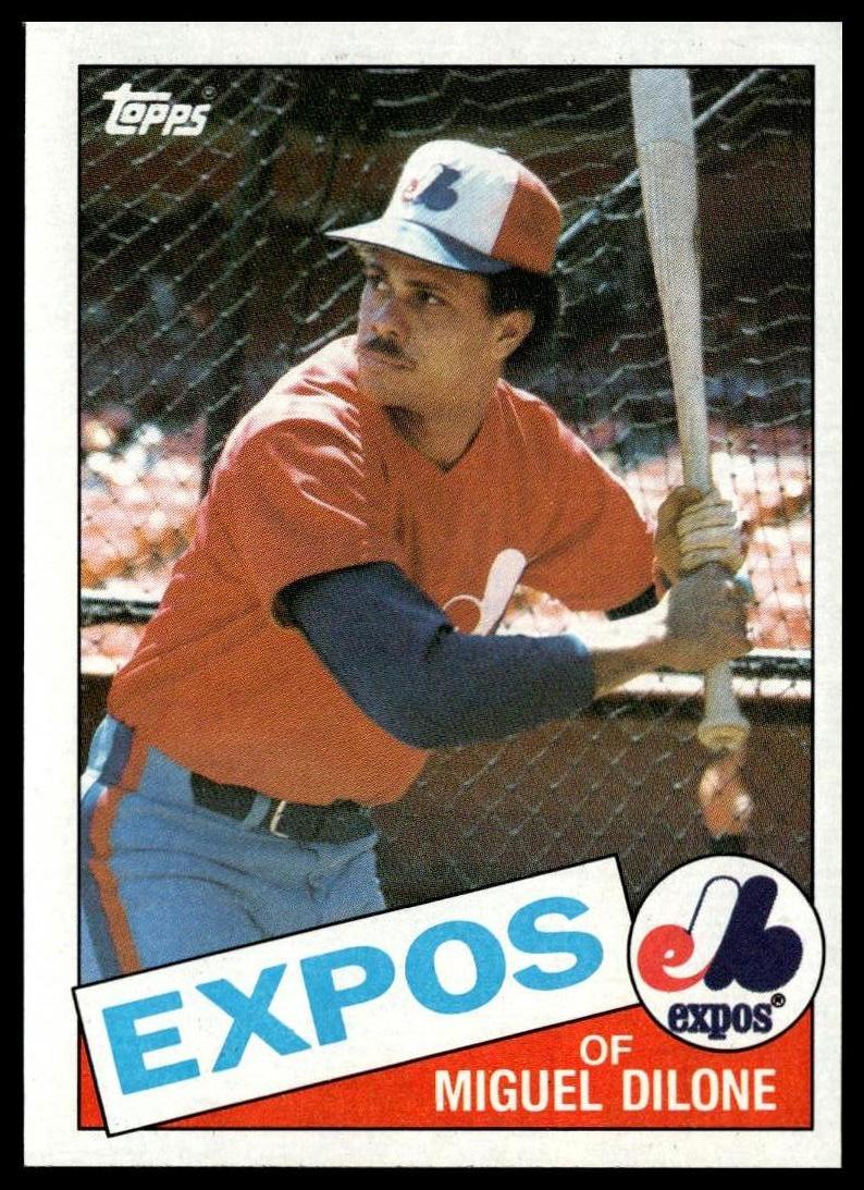 1985 Topps #178 Miguel Dilone